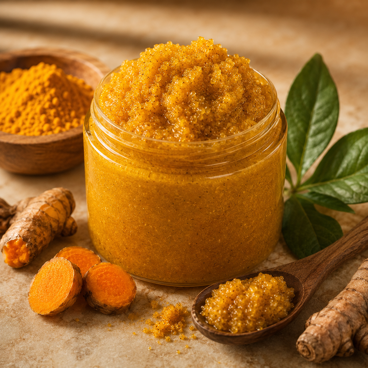 Turmeric Sugar Scrub